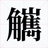 觽