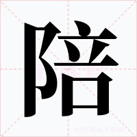 陪